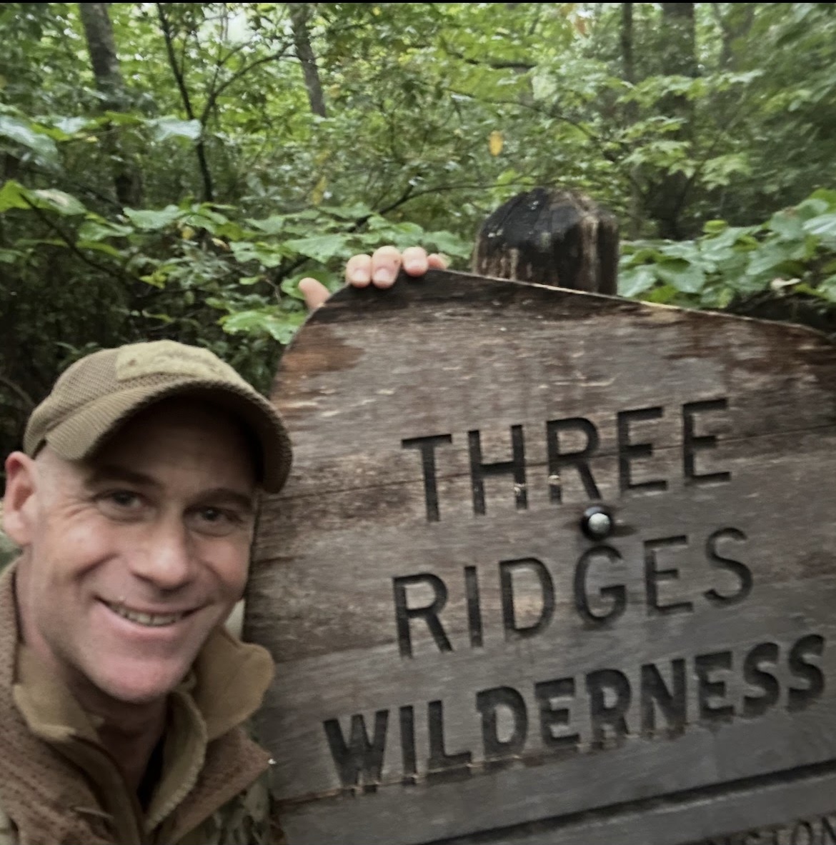 Nathan at Three Ridges Wilderness