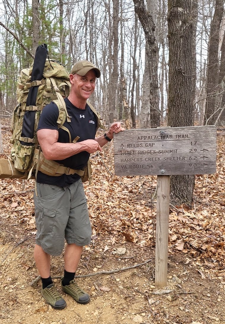 Nathan on the Appalachian Trail